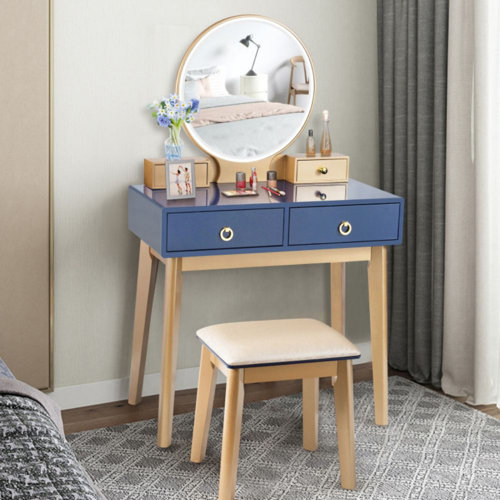 Blue Makeup Vanities You'll Love Wayfair